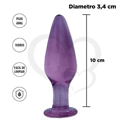 Dilatador anal de vidrio templado